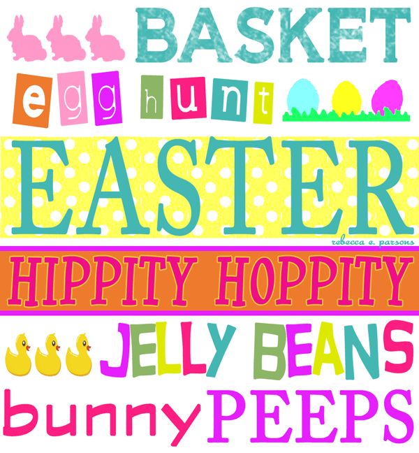 Easter Printable for Subway Tile