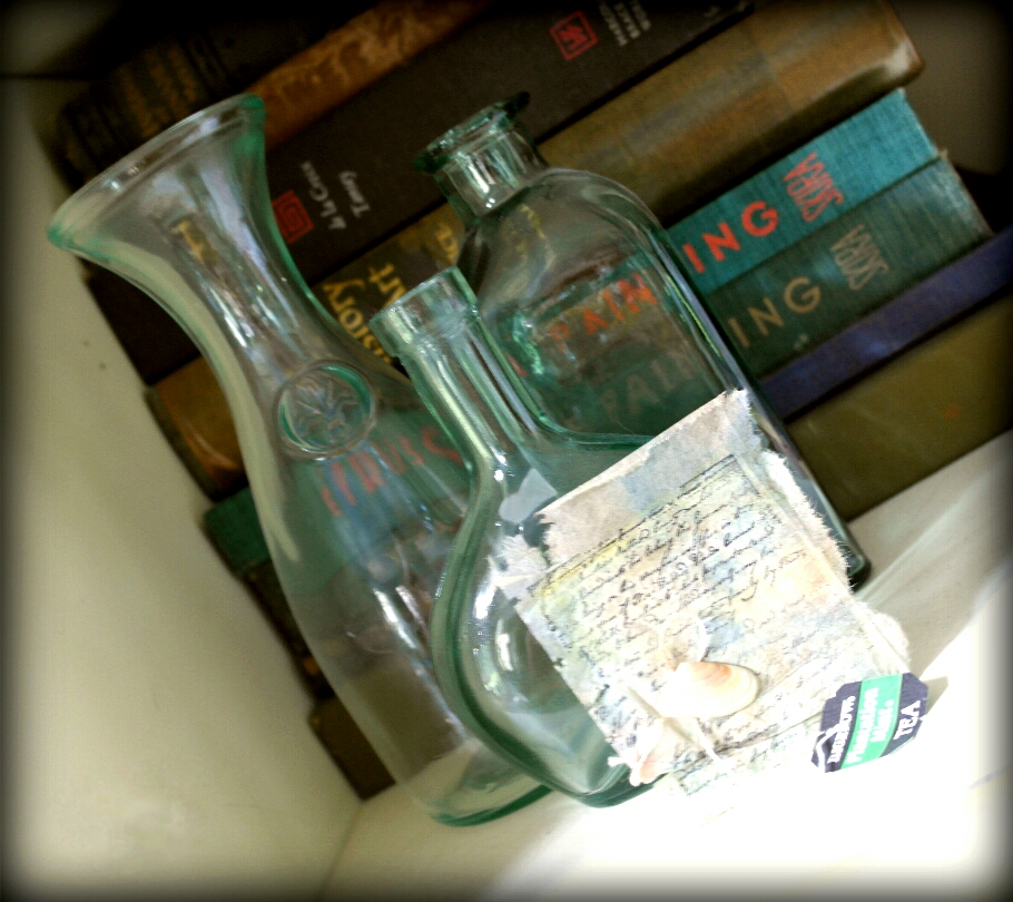 Vignette with Tea Bag Art Vignette with Tea Bag Art