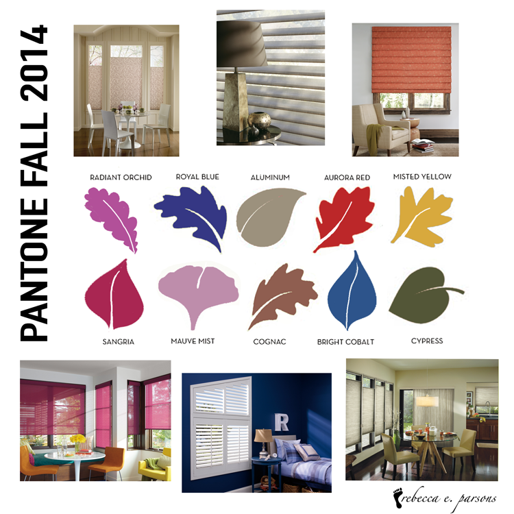 Décorview Hunter Douglas pantone-leaves #decorview