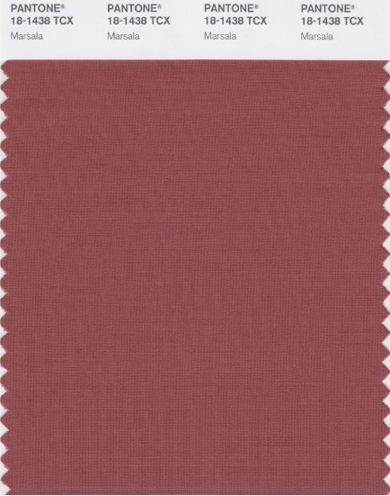 PMS Marsala 2015 Color of the Year