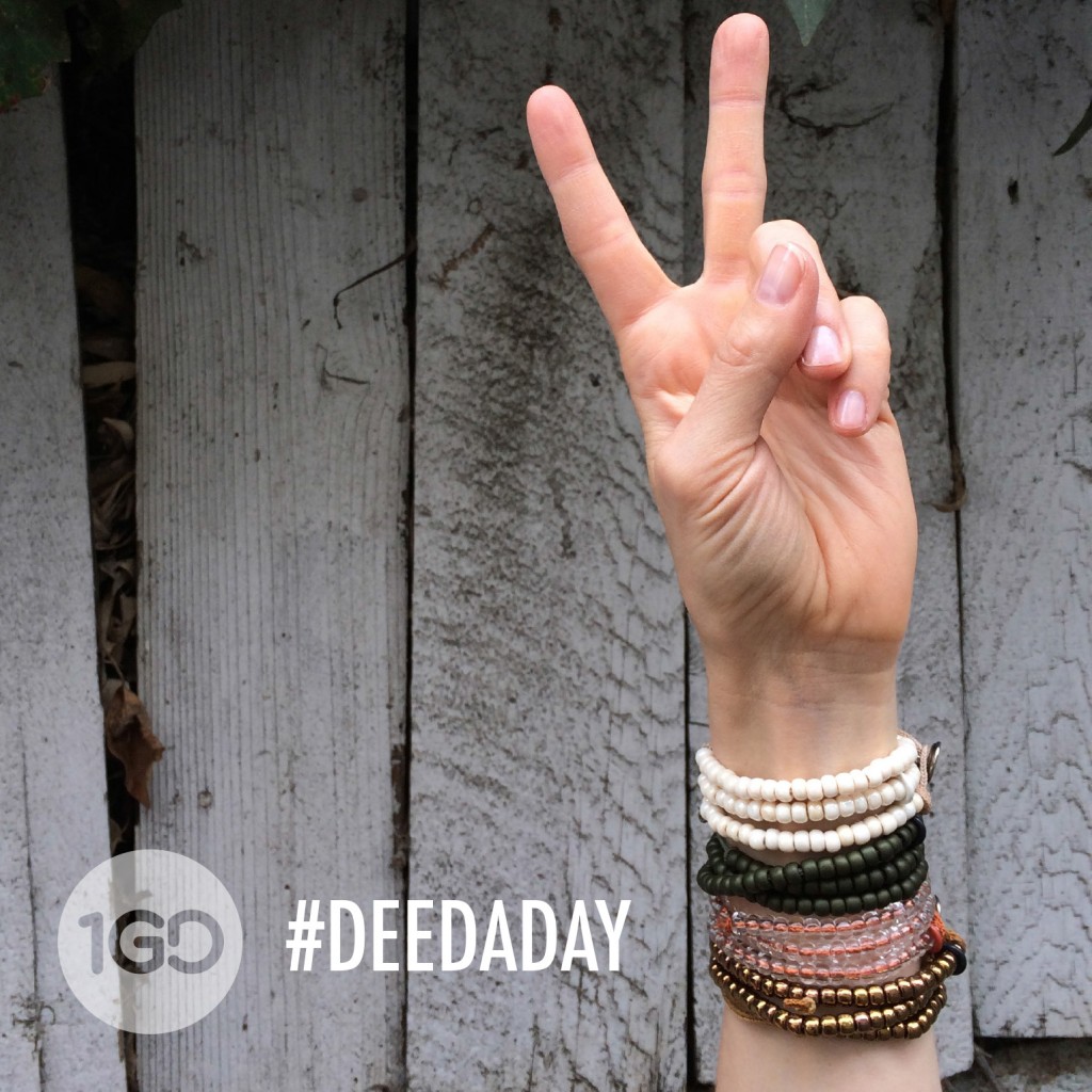 100 Good Deeds Bracelet #DeedADay Peace