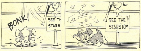 Scamp with circling stars borrowed from TVTropes.org click image to visit page