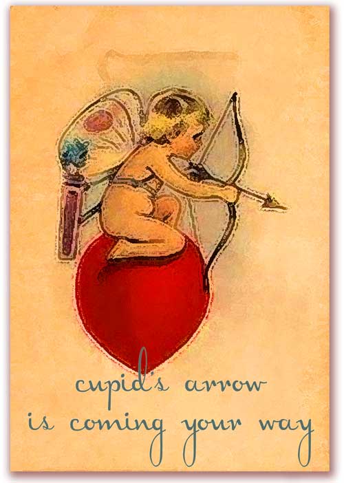 cupids-arrow card printable