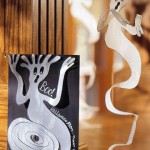 DIY Halloween spiraling ghosts