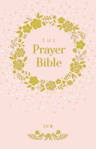 Sharing prayer with grandchildren pink bible